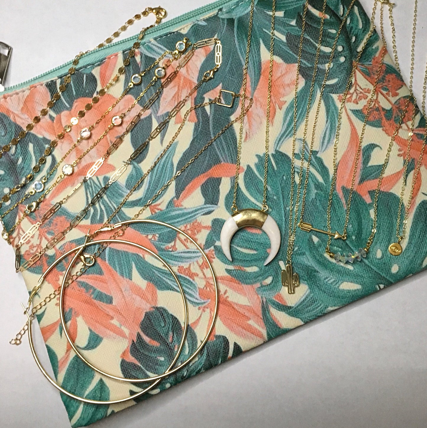 Palm Print Pouch
