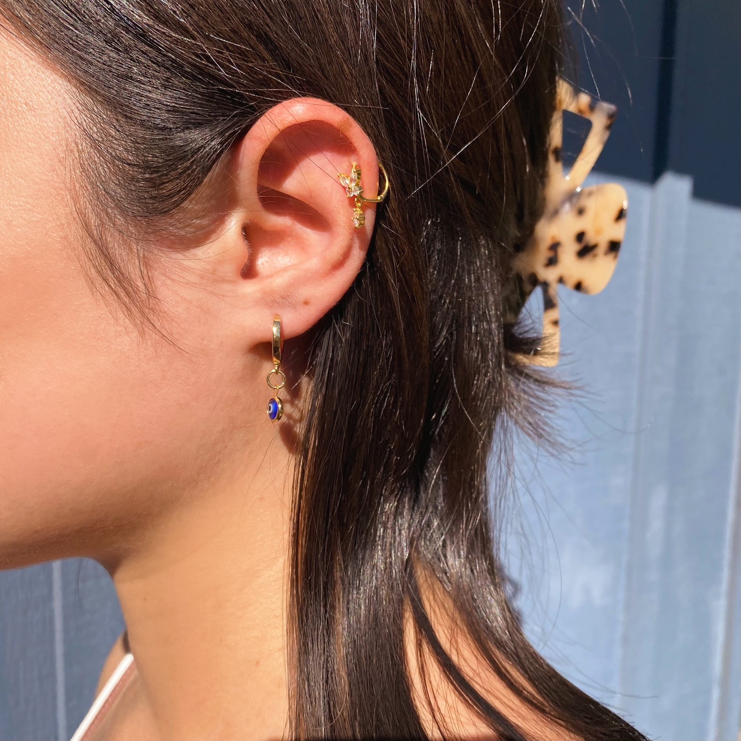 Mini Evil Eye Earrings