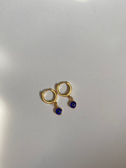 Mini Evil Eye Earrings