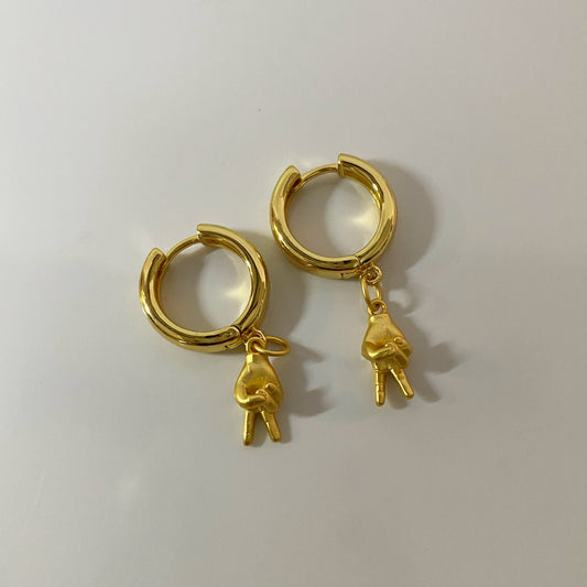 Peace Out Earrings